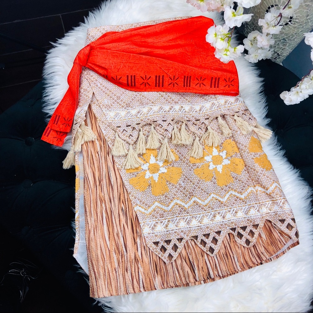 New Disney Store Moana Cosplay Skirt